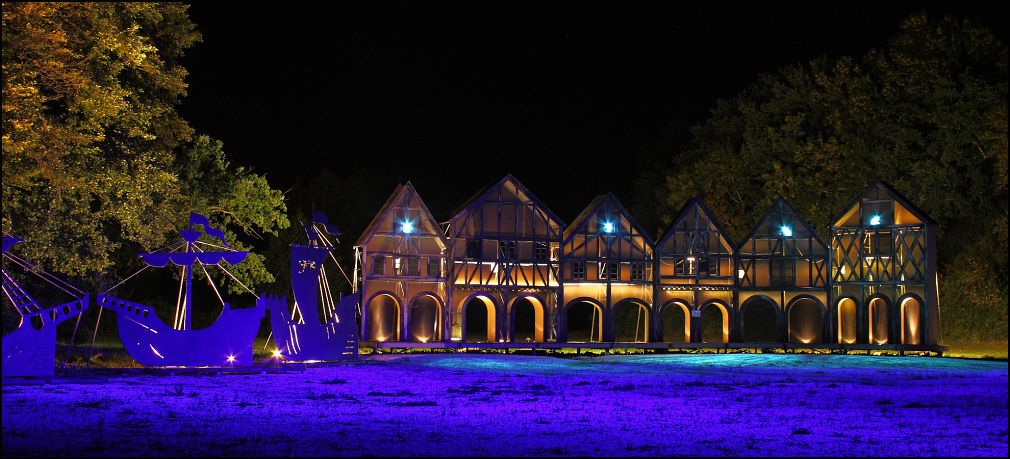 Scénographie au chateau de Talmont Saint Hilaire en Vendée