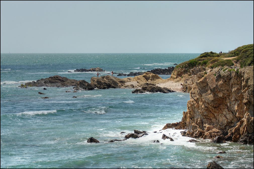 cote sauvage à Talmont Saint Hilaire en Vendée