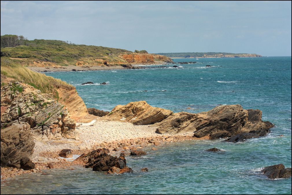 cote sauvage à Talmont Saint Hilaire en Vendée