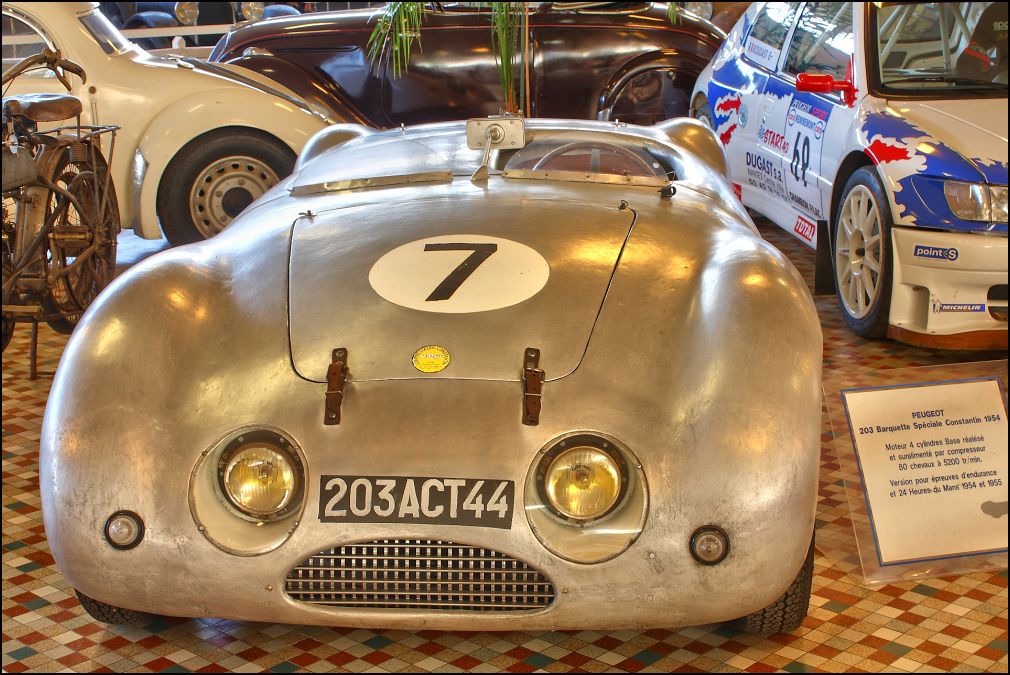 Barquette Peugeot 203 Spcial Constantin 1954