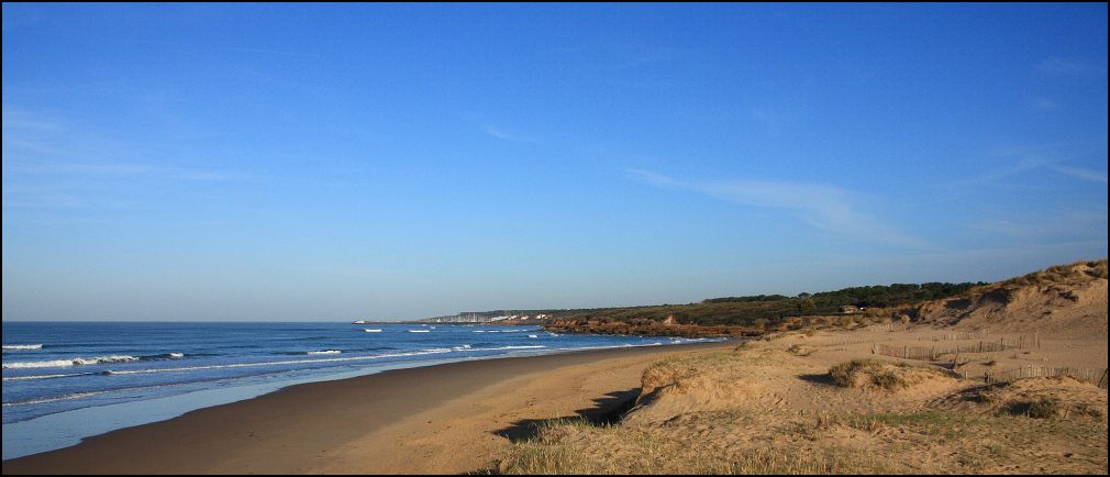 Plage du Veillon à Talmont Saint Hilaire en Vendée