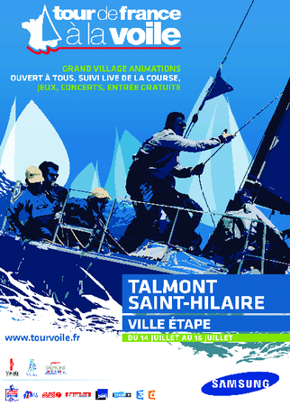 affiche du tour de France à la voile