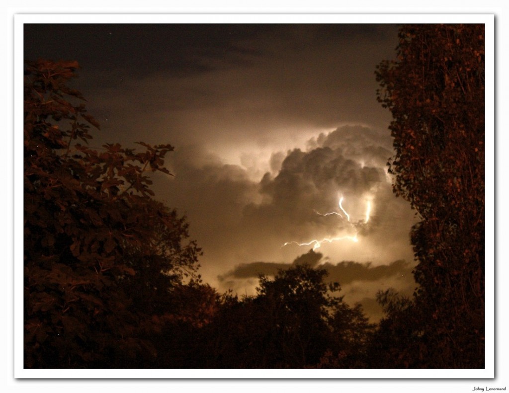 Orage sur la Vendée