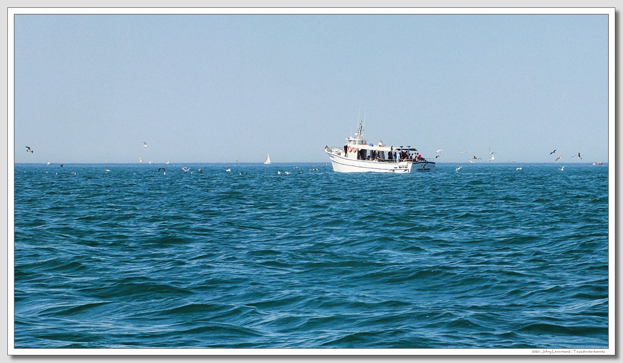 Pêche en mer au large de Port Bourgenay (Vendée)
