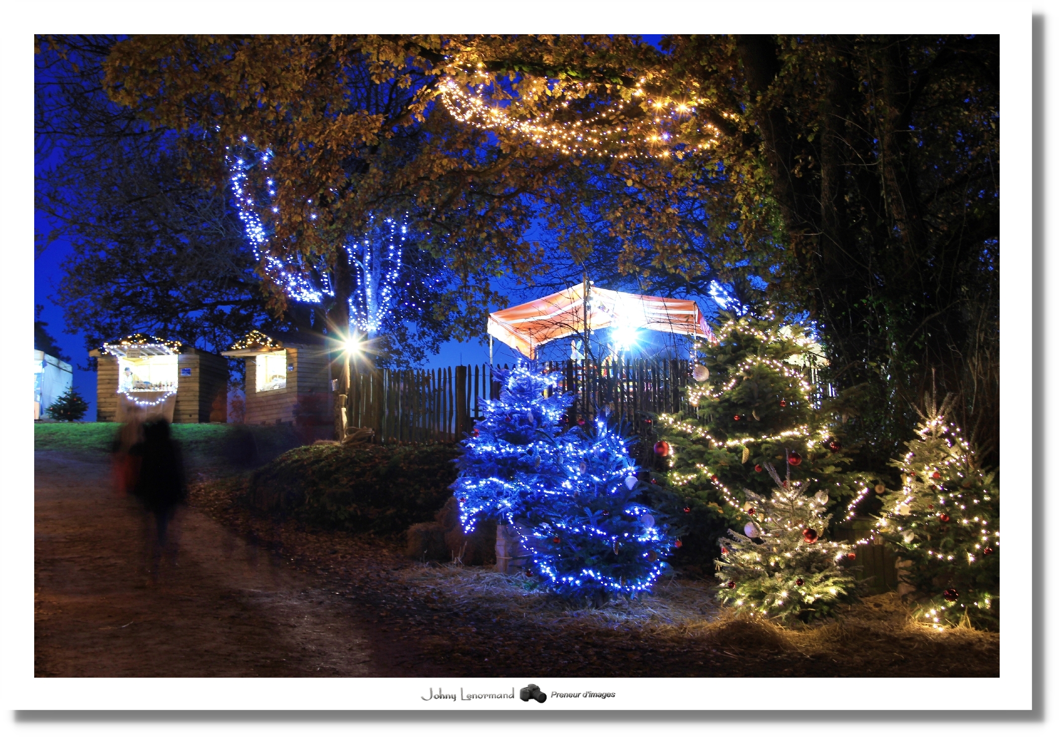 Illuminations et marché de Noël à Talmont-Saint-Hilaire (Vendée)