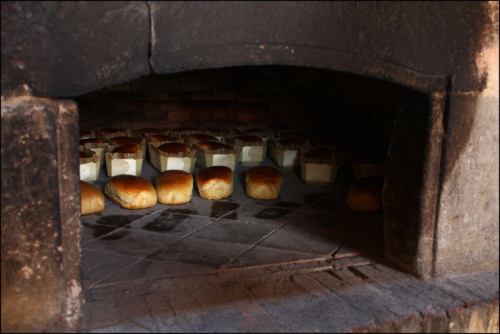 gaches dans le four à pain à Talmont Saint Hilaire en Vendée