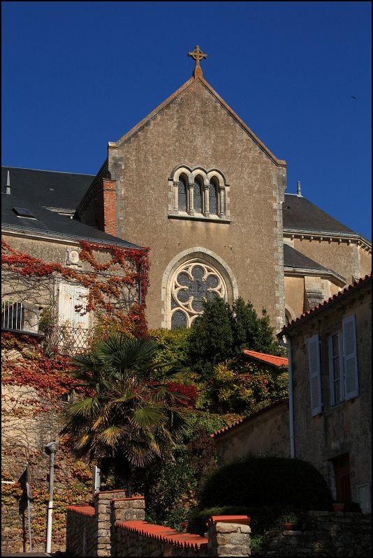 transept église Saint Pierre à Talmont Saint Hilaire en Vendée