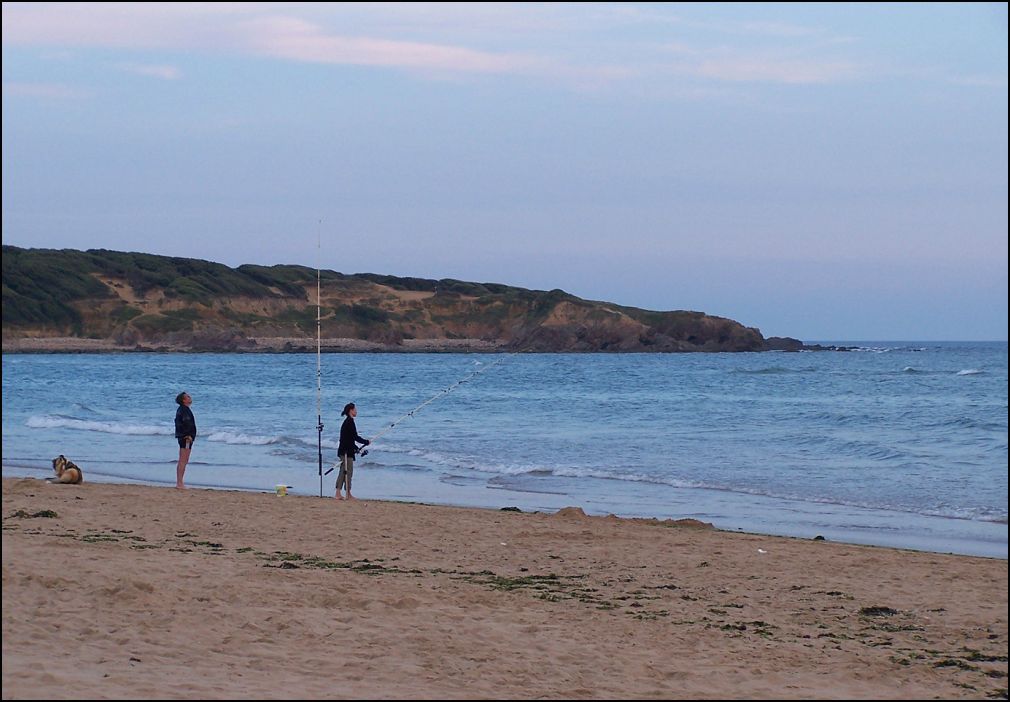 Pêche au Veillon à Talmont Saint Hilaire en Vendée
