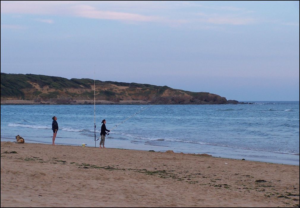 Pêche au Veillon à Talmont Saint Hilaire en Vendée